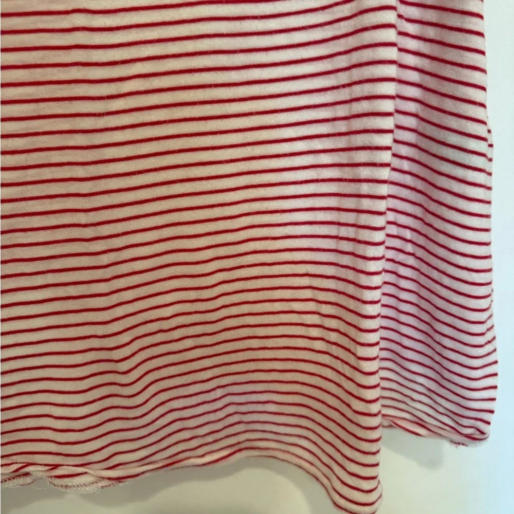 Zara red and white Striped Sleeveless Top - Picture 5 of 7